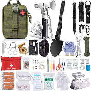 
Outdoor supplies adventure and survival tool set mountaineering and camping travel equipment outdoor camping and survival emergency kit
