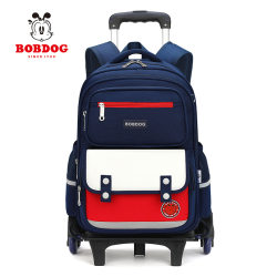 Children's trolley schoolbags for elementary school students in grades 1-3-6, trolley cases for schoolbags, children's waterproof climbing stairs