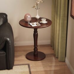 Sofa Side Table, Small Solid Wood Table, Living Room Coffee Table, Round Table, Bedside Table, Balcony Small Tea Table, Sofa Side Cabinet