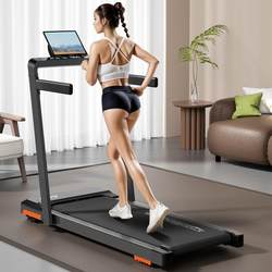 Dalian Screen Treadmill, Home-Use Model, Small, Flat, Silent, Foldable, Electric Walking and Climbing Machine, Indoor Fitness Pull-Up Machine