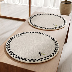 High-end dining chair cushion, four-season cushion, round butt cushion, stool cover, office cafe, milk tea shop seat cushion