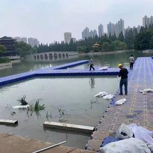 Water floating yacht wharf large anti-collision strip fishing pin railing scenic spot swimming pool outdoor floating board breeding
