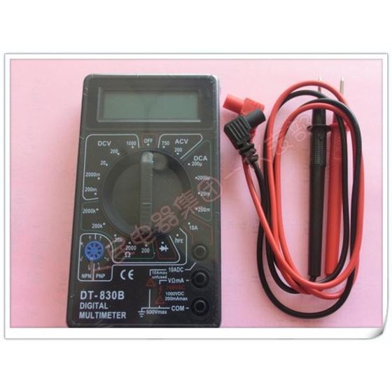 
New digital explicit portable j multimeter DT830B mini pocket universal meter digital (with battery meter