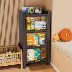 Household Small Apartment Baby Feeding Table Storage Cabinet Baby Supplies Storage Rack Milk Powder Multi-Layer Storage Cabinet