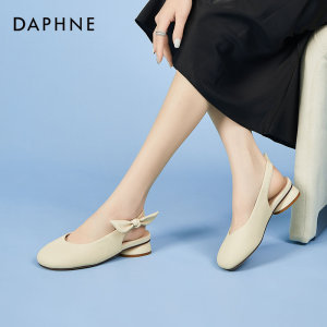 
Daphne Fashion Summer Sandals Fashionable Casual Shoes Feminine Versatile Medium Heels Thick Heels Shoes Elegant Sandals