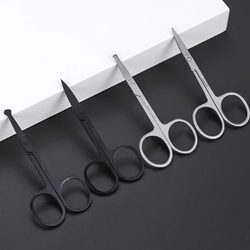 Stainless steel round nose hair trimmer