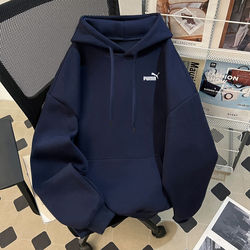 Outlet Store Hooded Sweatshirt for Men 2026 New Spring and Autumn Stylish and Fashionable Pure Cotton Top Casual Loose Long Sleeve