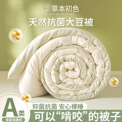 Soybean Fiber Quilt Winter Quilt 2025 Thickened Warm Dormitory Single Student Spring and Autumn Quilt All-Season Universal Air-Conditioned Quilt