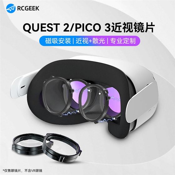 
Rcgeek custom Oculus quest 2 special myopia lens magnetic lens frame PICO NEO 3 blue-proof