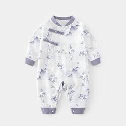 Baby Jumpsuit Chinese Style Tang Suit Hanfu Newborn Spring and Autumn Pure Cotton Romper for Boys and Girls Infant Crawling Clothes