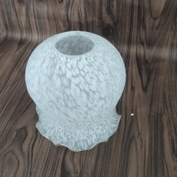 Chandelier lampshade flower thunder edge glass table lamp lampshade European wall lamp lamp accessories e27 interface cloud frosted cover