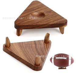 Basketball Storage Rack Solid Wood Display Rack Wooden Football Display Rack Volleyball Desktop Display Rack Storage Rack