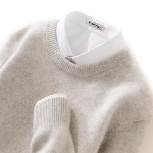 
100% pure cardigan men's round neck thickened solid color casual knitted sweater for zodiac year loose bottom cashmere sweater