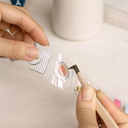 Spot Taiwan MU multifunctional sticker clip, fine handmade tweezers, sticker tape clipping tool