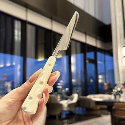 Cheese Knife, Fork, and Spoon 3-Piece Set Stainless Steel Western-Style Cutlery Set for Home, Hotel, and Restaurant Use