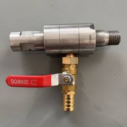 New Type of Water Drill Machine, Handheld Desktop Water Drill Machine with External Water Injector, Used for Pipe Laying and Earth Drilling