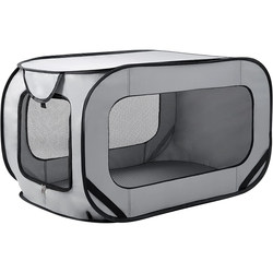 Car Rear Seat Foldable Pet Cage Dog House Cat House Outdoor Tent Portable Storage Stroller Fence Camping Dog