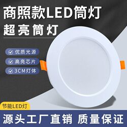 Ultra-Thin Recessed Led Downlight 2.5 Inch 3.5 Inch 4 Inch 6inch 8inch Ceiling Light for Home Living Room Ceiling Lighting