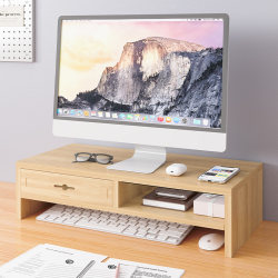 Computer Monitor Stand Desktop Riser with Drawer Office Support Stand