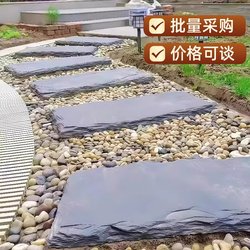 Stepping Stones Made of Blue Stone for Outdoor Use, Non-Slip Patio Floor Tiles, Stepping Stones for Gardens, Lawns, and Yards