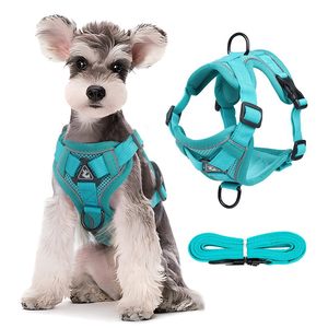 
Dog leash vest type pet cat harness puppy large dog reflective breathable cat walking rope puppy rope