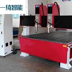 Yiqi 1825/2025 Double-Head Coffin and Casket Solid Wood Cnc Engraving Machine, Mechanical Cutting Machine, Woodworking Router