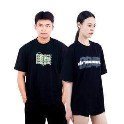The New Badminton Uniform Short-Sleeved Cultural Shirt for Men and Women, Competition Uniform, Cotton Sweat-Absorbent and Breathable Summer Sports T-Shirt