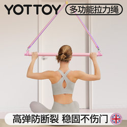 Yottoy Resistance Band Back Training Device for Door Frame High Pull-Down Exercise, Elastic Band, Shoulder Opening Fitness Exercise Frame
