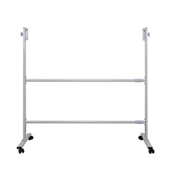Large Whiteboard Mobile Stand, Whiteboard Blackboard Oval Single/Double Bar Stand, Reinforced Stand, Double-Rod Whiteboard Stand, Reversible, Extendable, Height Adjustable, Multi-Size Whiteboard Blackboard Stand