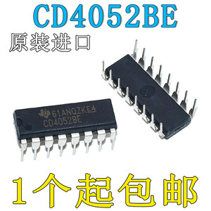 
Direct Plug CD4052BE DIP-16 Multiplexer/Splitter HCF4052