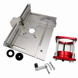 New Woodworking Inverted Lifting Base, Electric Wood Milling Small Lathe, Lifting Table for Slotting, Mortising, Trimming, Chamfering, and Sanding