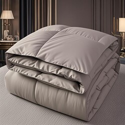 Five-Star Feather Silk Cotton Air-Conditioning Quilt, Suitable for All Seasons, Thickened and Warm, Winter Quilt for Single and Double Beds, Student Dormitory Cotton Quilt