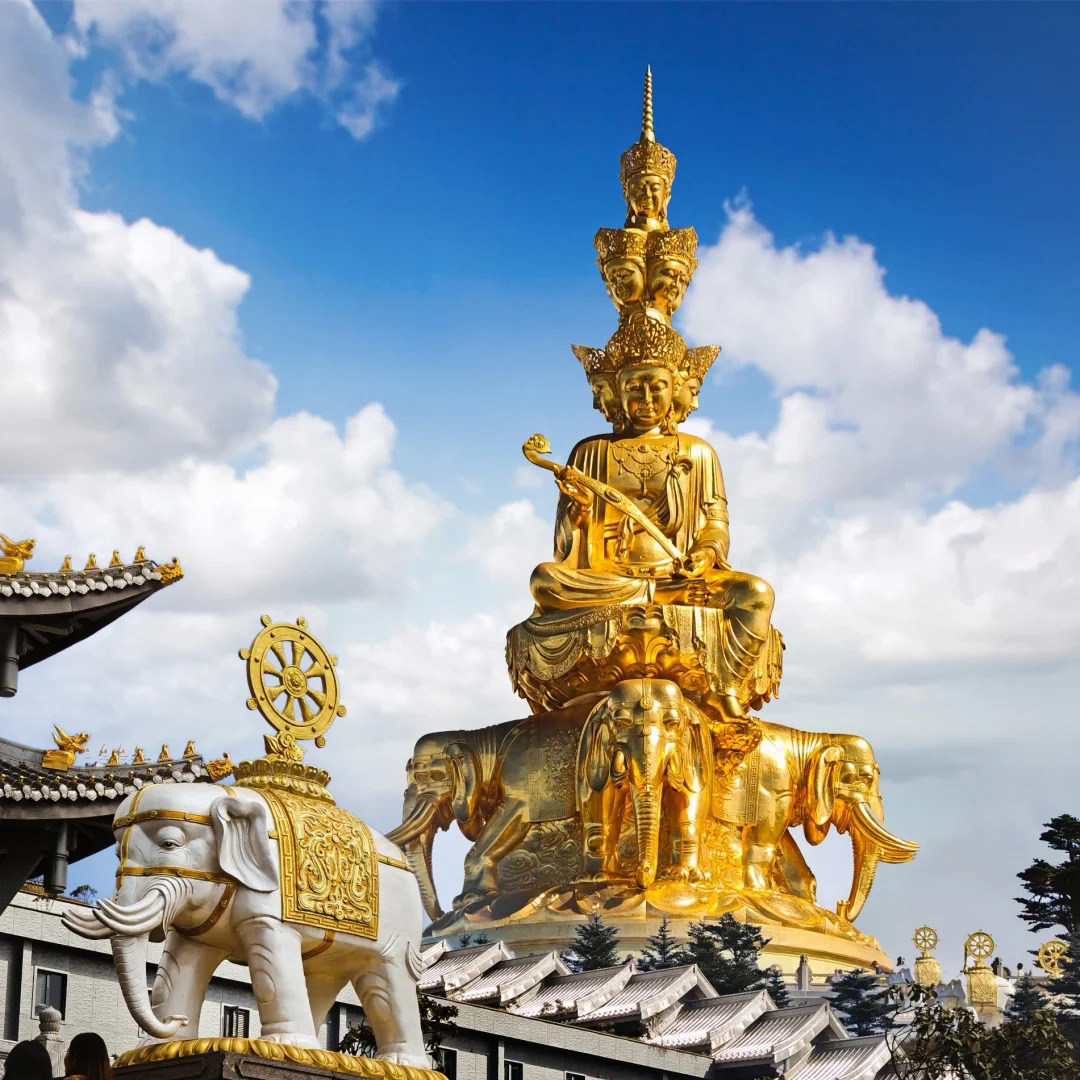 成都+峨眉山六日游 都江堰青城山武侯祠杜甫草堂熊猫基地6天5晚游