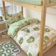 
Student dormitory three-piece g set A-grade mother-and-baby grade printed bunk bed quilt cover sheet style bedding single