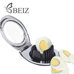 Two-in-one Japanese multi-functional egg cutter household stainless steel egg splitter kitchen gadget