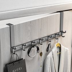 Bedroom door back hook, no need to punch holes, no need to install, no need to install coat hook, coat rack, towel rack, wall hanging storage rack row hook