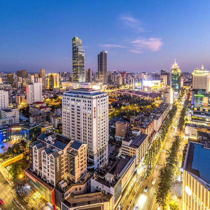 【机票+酒店】云南昆明旅游5天4晚自由行滇池昆明金殿石林景区