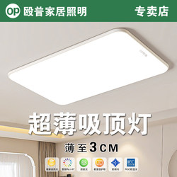 Op Led Ceiling Light Rectangular Living Room Light Ultra-Thin Full Spectrum Bedroom Dining Room Study Eye Protection Lamp