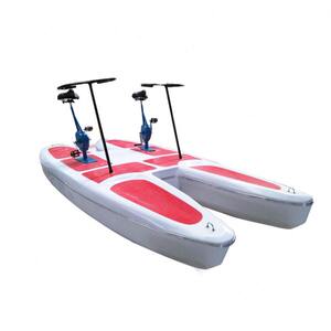 Water Bicycle Tour Touring Tour Leisure Entertainment Boat two -person pedaling boat landscape net red thickened cruise glass reinforcement
