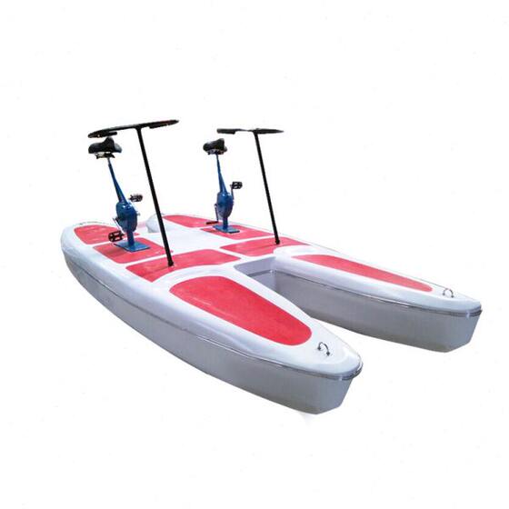 Water Bicycle Tour Touring Tour Leisure Entertainment Boat two -person pedaling boat landscape net red thickened cruise glass reinforcement
