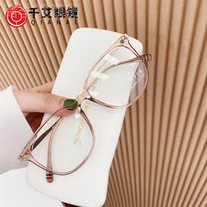 
Nvqianai's new anti-blue light glasses manufacturer sells trendy DC CQUT90 flat opticians goggle frame R myopia