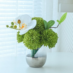 Light luxury high-end feel beehive butterfly orchid artificial flower artificial flower living room decoration dining table decoration coffee table decoration