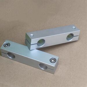 
Aluminum alloy extended parallel double hole co-directional optical axis connector fixed block round tube vertical locking clamp RDJ01 02