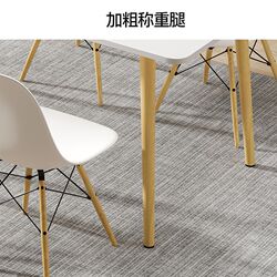 Table household small apartment dining table simple milk tea shop coffee table long simple dining table rental table