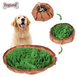Pet smelling bowl toys Tibetan food cushion dog puzzle leaky food training food cat edge -bellida Fangko fund hair
