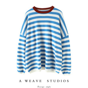 
The temperament is vague! Women's round-neck cashmere sweater loose pure cashmere sweater knitted sweater lazy style autumn and winter new style