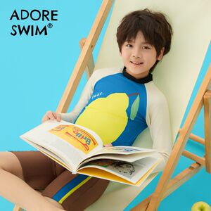 
Children's swimsuits boys 2025 new ones-piece boxer pants sun protection quick-drying hot spring vacation swimsuit boys swimsuits