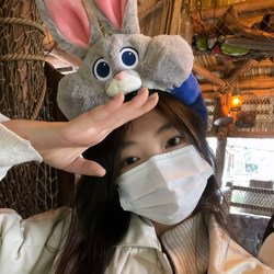 Funny and Crazy City-Themed Headband, Super Cute Animal Headband for Girls, Officer Judy Face-Washing Plush Hairpin for Women in Autumn and Winter