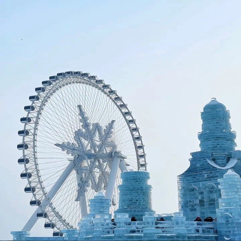 【东北特辑】哈尔滨冰雪大世界2日中央大街索菲亚住和颐打车话费