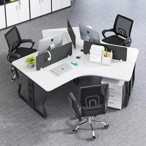
Furniture office combination simple office/work desk staff desk chair staff 865/person seat 3 modern/screen